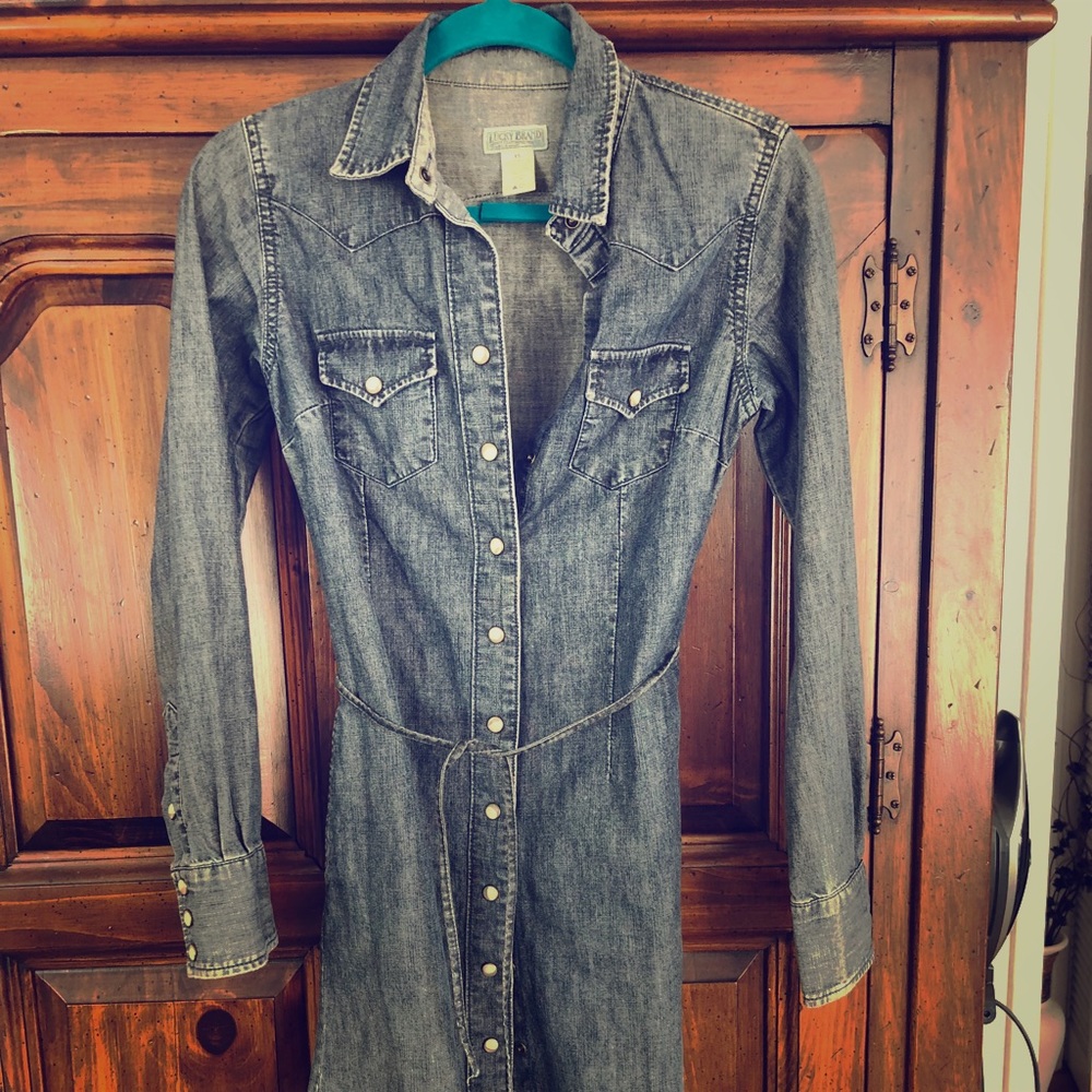 Lucky Brand Jean shirt dress